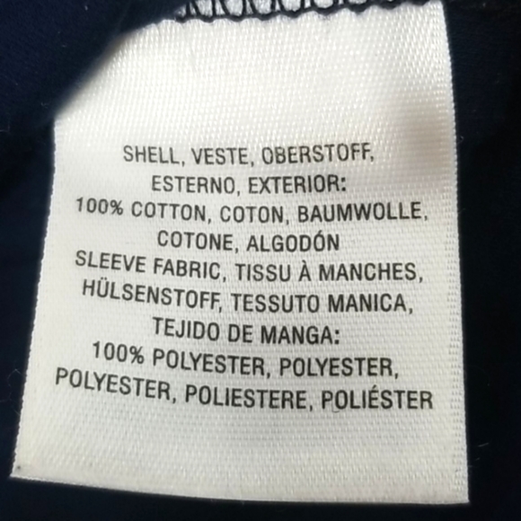 Anthropologie Seafarer Flutter Sleeve Top Navy Blue Medium - Picture 6 of 6